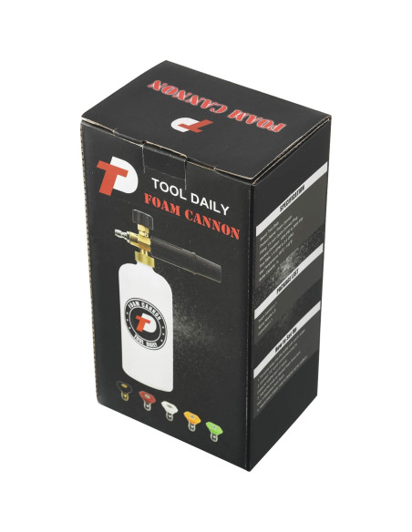 Cañón de Espuma Tool Daily 1 Litro con 5 Boquillas