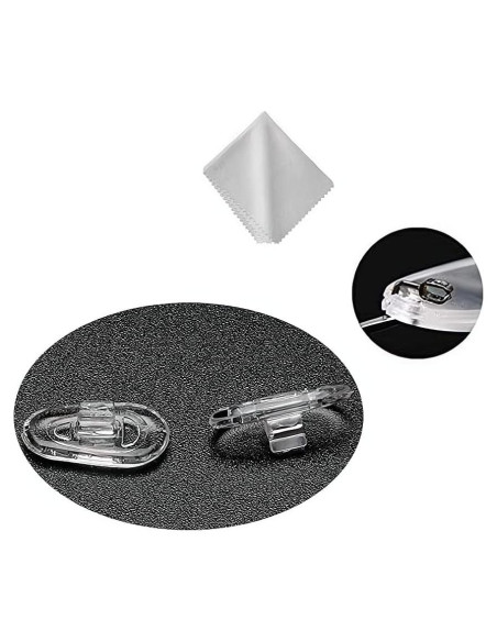 Almohadillas de nariz BEHLINE 5 pares silicona 15 mm anti-deslizantes