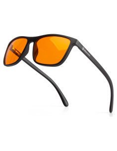 Gafas Bloomoak Antiluz Azul 99% para Juegos - Naranja