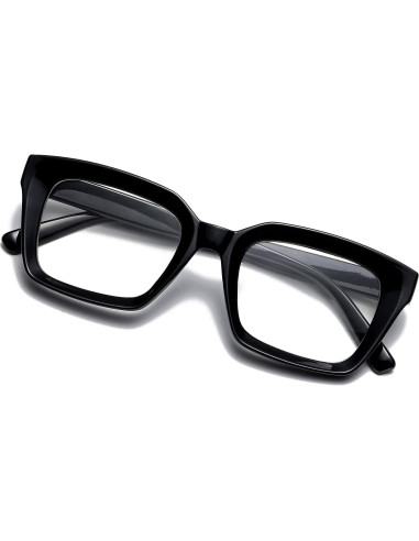 Gafas Cuadradas Clásicas EYLRIM con Lentes Transparentes