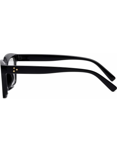 Gafas Cuadradas Clásicas EYLRIM con Lentes Transparentes