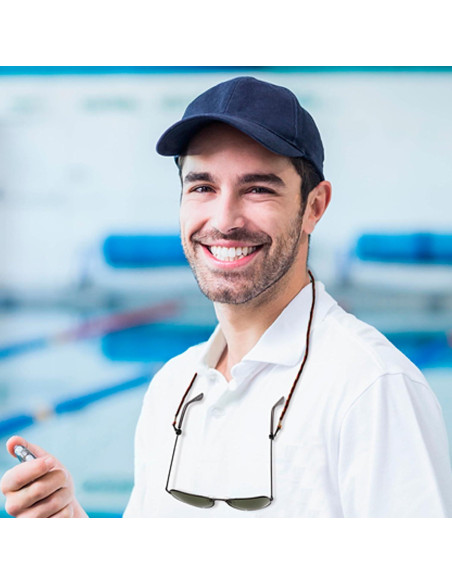 Soporte para Gafas SIGONNA - Cadena Ajustable Negra para Deportes Soporte para Gafas SIGONNA - Cadena Ajustable Negra para Deportes