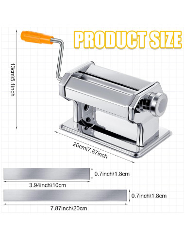 Máquina de rodillo de arcilla Amylove 20.5x13 cm 6 grosores