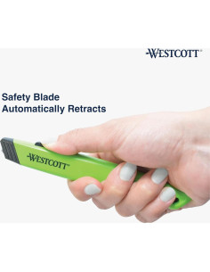 Cortador de Cajas Retráctil de Cerámica Westcott 16475 Verde 2