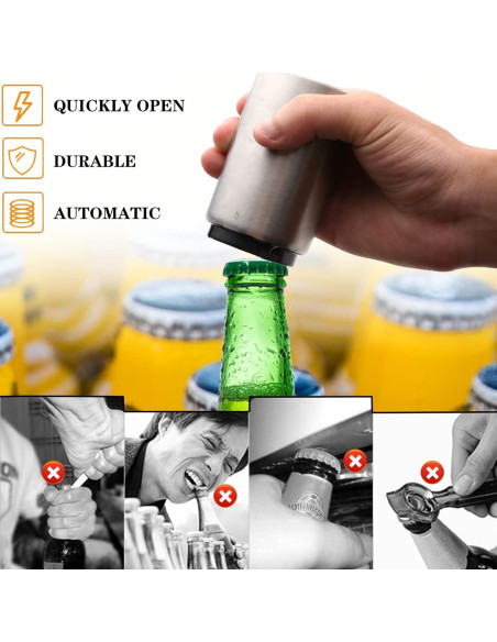 Abridor de Botellas Automático SmaringRobot Acero Inoxidable