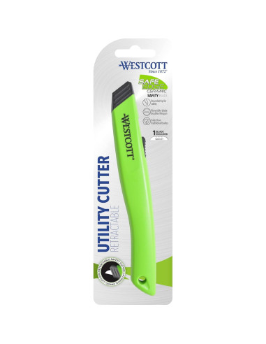 Cortador de Cajas Retráctil de Cerámica Westcott 16475 Verde