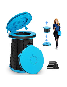 Inodoro Portátil Panmout XXL Ajustable 50 cm para Camping