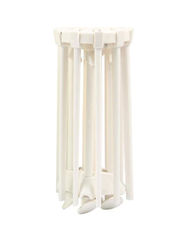 Soporte Plegable para Secar Pasta Cambom - 10 Mangos Blancos
