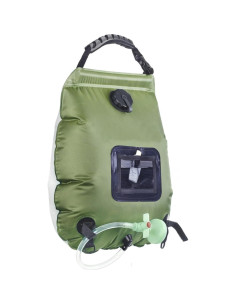 Ducha Solar Portátil HOUSEEN 20L con Cabezal Intercambiable 2