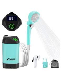 Ducha Portátil WADEO Camping Eléctrica 6000mAh 5L/min