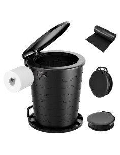 Inodoro Portátil PAHTTO Ajustable para Camping y Viajes