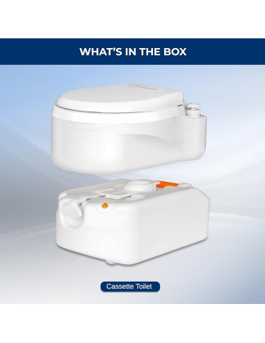 Inodoro Portátil SereneLife 6.3 Galones para Camping