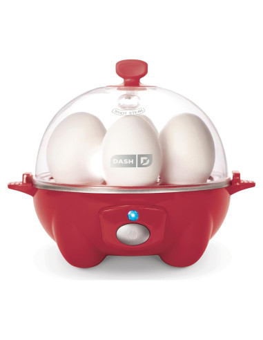 Cocedor de Huevos DASH Rapid 7 Huevos Eléctrico Rojo
