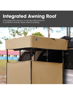 Carpa de Ducha San Hima SH-TENT-SY20 Caqui Impermeable 2