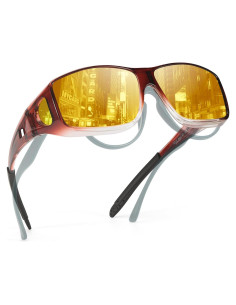 Gafas de Visión Nocturna TJUTR Polarizadas para Hombres y Mujeres