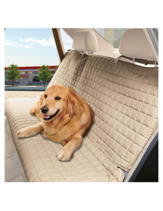 Cubierta de Asiento para Mascotas Elegant Comfort Crema 139.7 cm