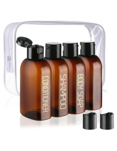 Botellas de Viaje Cosywell 4pcs 100ml Aprobadas por TSA