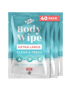 Toallitas Húmedas PIPA MINT con Aloe Vera y Vitamina E - 40 Pzas