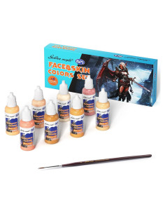 Juego de Pintura Acrílica Golden Maple 8 Colores Tono Piel