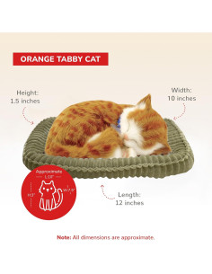 Gato de Peluche Interactivo Perfect Petzzz Naranja 27x13cm 2