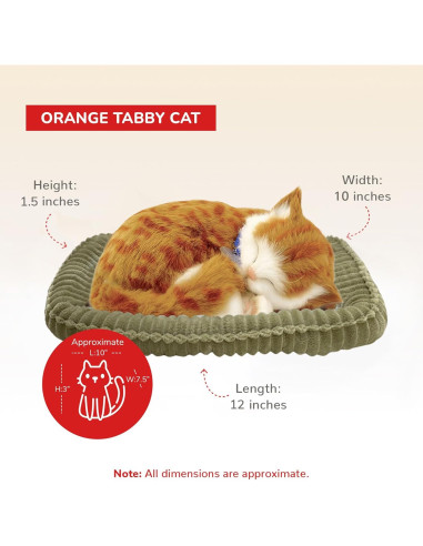 Gato de Peluche Interactivo Perfect Petzzz Naranja 27x13cm