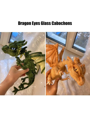 100 Ojos de Vidrio Cabochón 6mm para Manualidades DIY