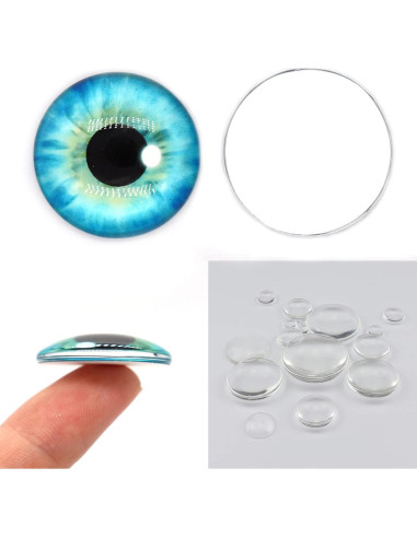 100 Ojos de Vidrio Cabochón 6mm para Manualidades DIY