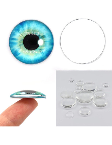 100 Ojos de Vidrio Cabochón 6mm para Manualidades DIY