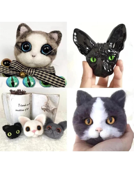 100 Ojos de Vidrio Cabochón 6mm para Manualidades DIY