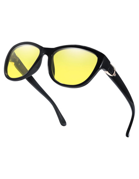 Gafas de Visión Nocturna TJUTR Polarizadas Tinte Amarillo Gafas de Visión Nocturna TJUTR Polarizadas Tinte Amarillo