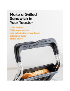 Prensa Sandwich Revolution para Tostador 1500W Negra 2