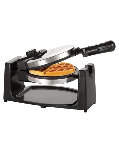 Máquina de Waffles BELLA Rotativa Acero Inoxidable 9 Niveles