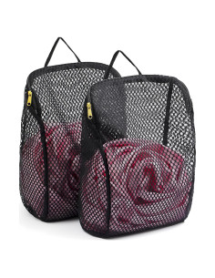 COMLIFE Set de 2 Bolsas de Lavandería Medianas Negros