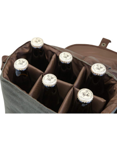 Cesta de Cerveza PICNIC TIME 6 Paquetes Verde Caqui