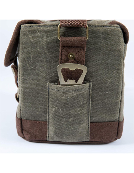 Cesta de Cerveza PICNIC TIME 6 Paquetes Verde Caqui