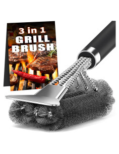 TNTOR Cepillo para Parrilla con Raspador y Abrebotellas