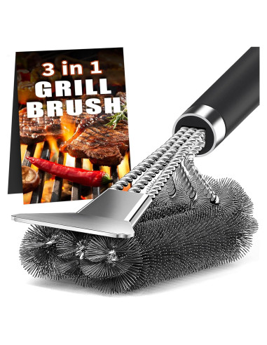 TNTOR Cepillo para Parrilla con Raspador y Abrebotellas