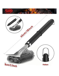 TNTOR Cepillo para Parrilla con Raspador y Abrebotellas 2