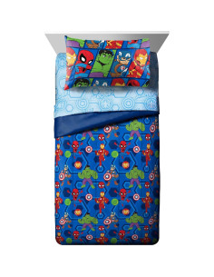 Juego de Cama Twin Jay Franco Vengadores 4 Piezas 2
