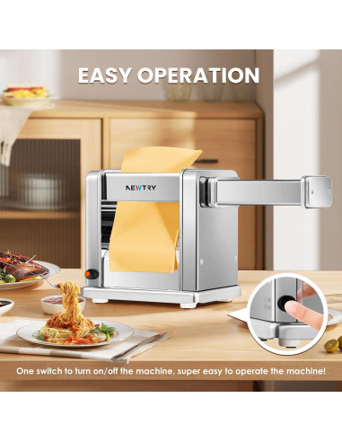 Máquina de Pasta Eléctrica NUEVO INTENTO 3 Cuchillas 110V