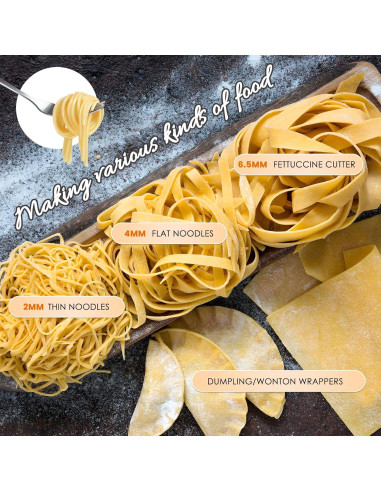 Máquina de Pasta Eléctrica NUEVO INTENTO 3 Cuchillas 110V