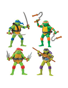 Figuras Tortugas Ninja Mutant Mayhem Playmates 4 Piezas