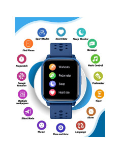 Reloj Inteligente Butele para Niños 4-16 Años Azul 2