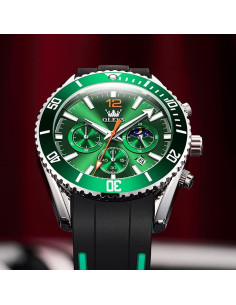 Reloj OLEVS Cronógrafo Hombre 46mm Impermeable Luminiscente 2