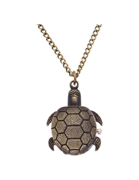 Reloj de bolsillo Hemobllo tortuga vintage colgante 80x2.5cm
