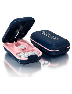 Cortador de Pastillas MAIAHU Azul, Divisor de Pastillas Compacto