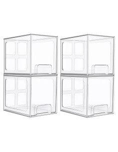 Cajones de Almacenamiento Apilables Vtopmart 4 Piezas 16.76 cm