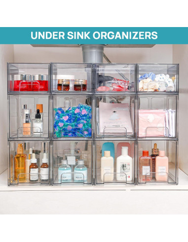 Cajones de Almacenamiento Apilables Vtopmart 4 Piezas 16.76 cm