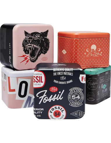 Reloj de Cuarzo Mini Scarlette Fossil 32mm Bicolor Oro/Plata