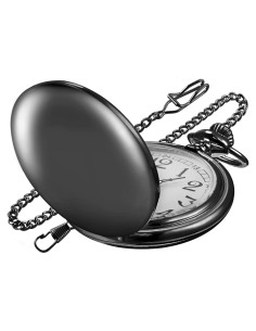Reloj de bolsillo SwitchMe PK120115 negro con cadena